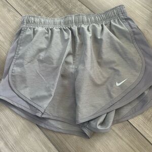 Nike Women's Light Gray Athletic Shorts